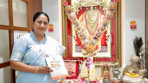 Delhi CM Rekha Gupta presents Rs 1,03,700 crore green budget for 2026-27