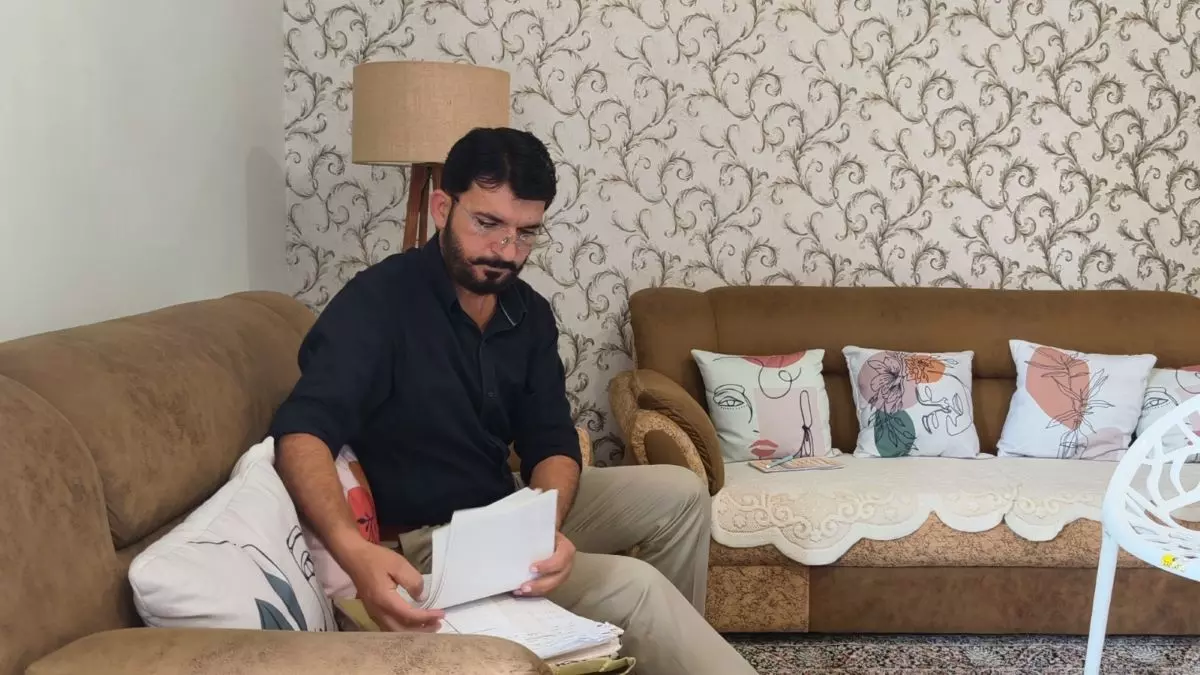 Chhatrapatis elder son, Anshul, at his home in Sirsa. Photo: Sat Singh Chhatrapatis elder son, Anshul, at his home in Sirsa. Photo: Sat Singh