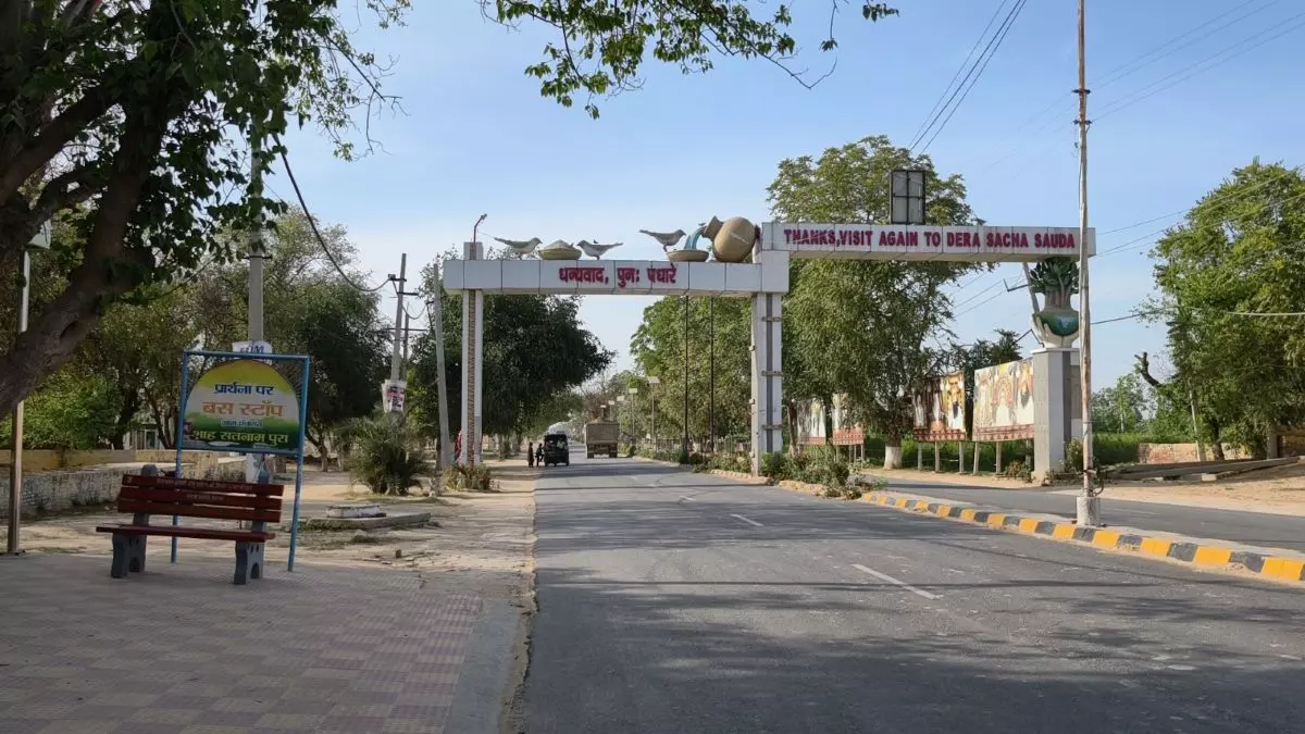 Inside the Dera Sacha Sauda headquarters in Sirsa. Photo: Sat Singh Inside the Dera Sacha Sauda headquarters in Sirsa. Photo: Sat Singh