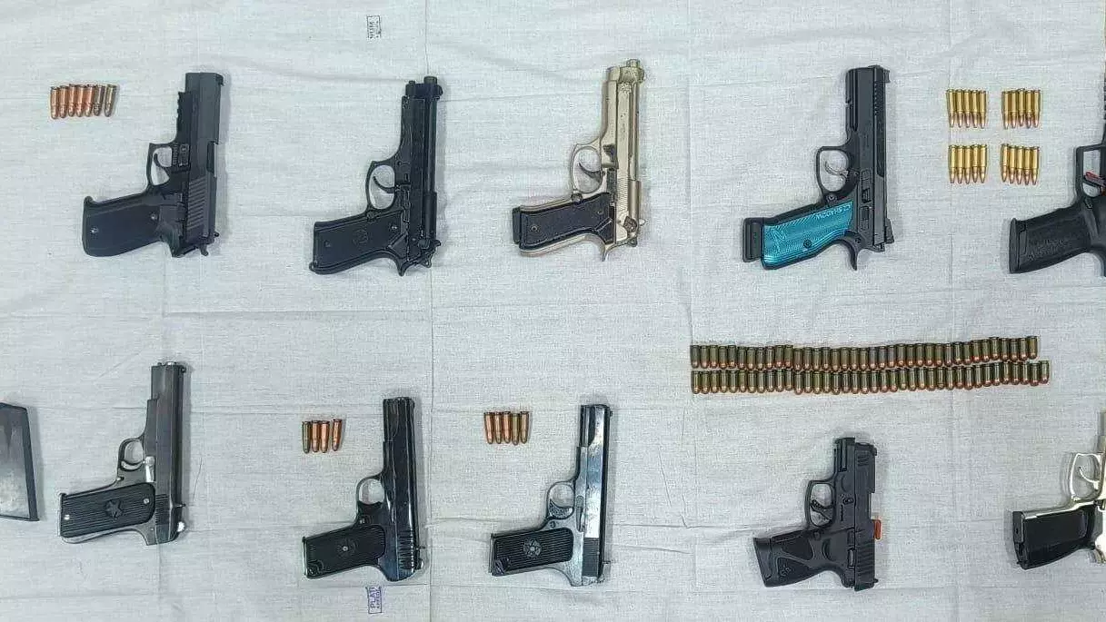 firearms seized by Delhi Police