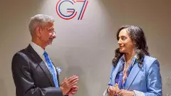 S Jaishankar and Canada foreign affairs minister Anita Anand