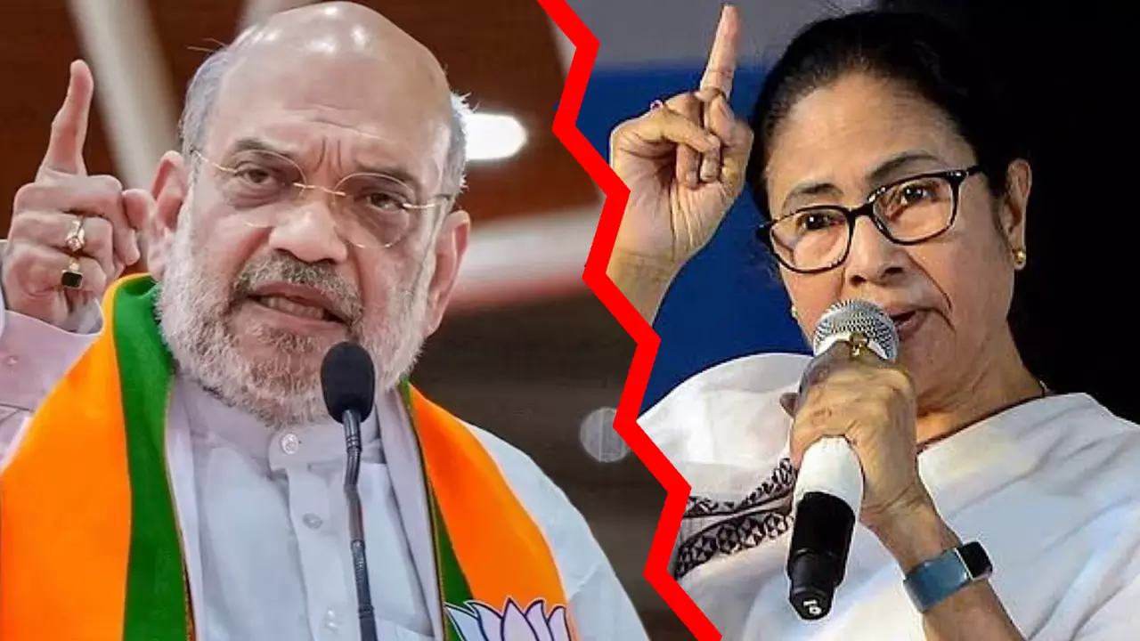 Amit Shah and Mamata Banerjee