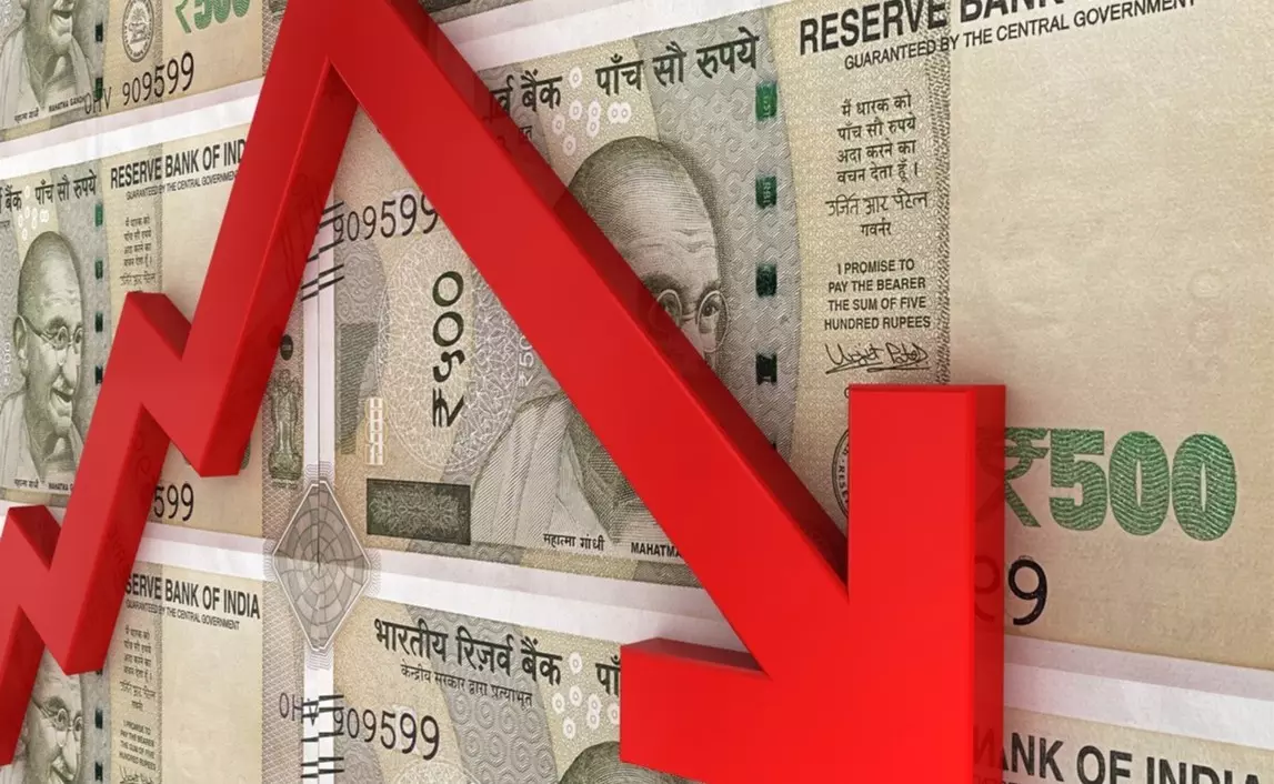 Indian market falls due to West Asia crisis Indian market falls due to West Asia crisis