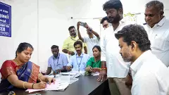 TVK chief Vijay declares assets in election affidavit