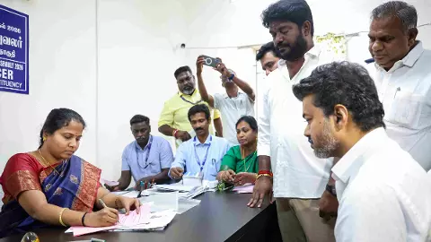 TVK chief Vijay declares assets in election affidavit