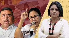 BJP VS TMC in West Bengal Suvendhu Adhikari vs Mamata Banerjee BJP VS TMC in West Bengal Suvendhu Adhikari vs Mamata Banerjee