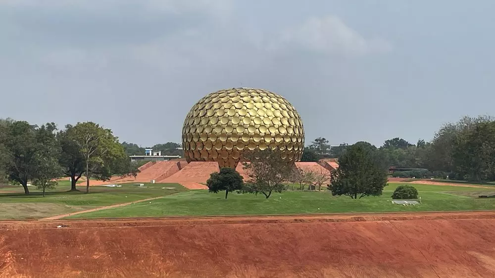 The Matrimandir at Auroville. Photo: Veidehi Gite