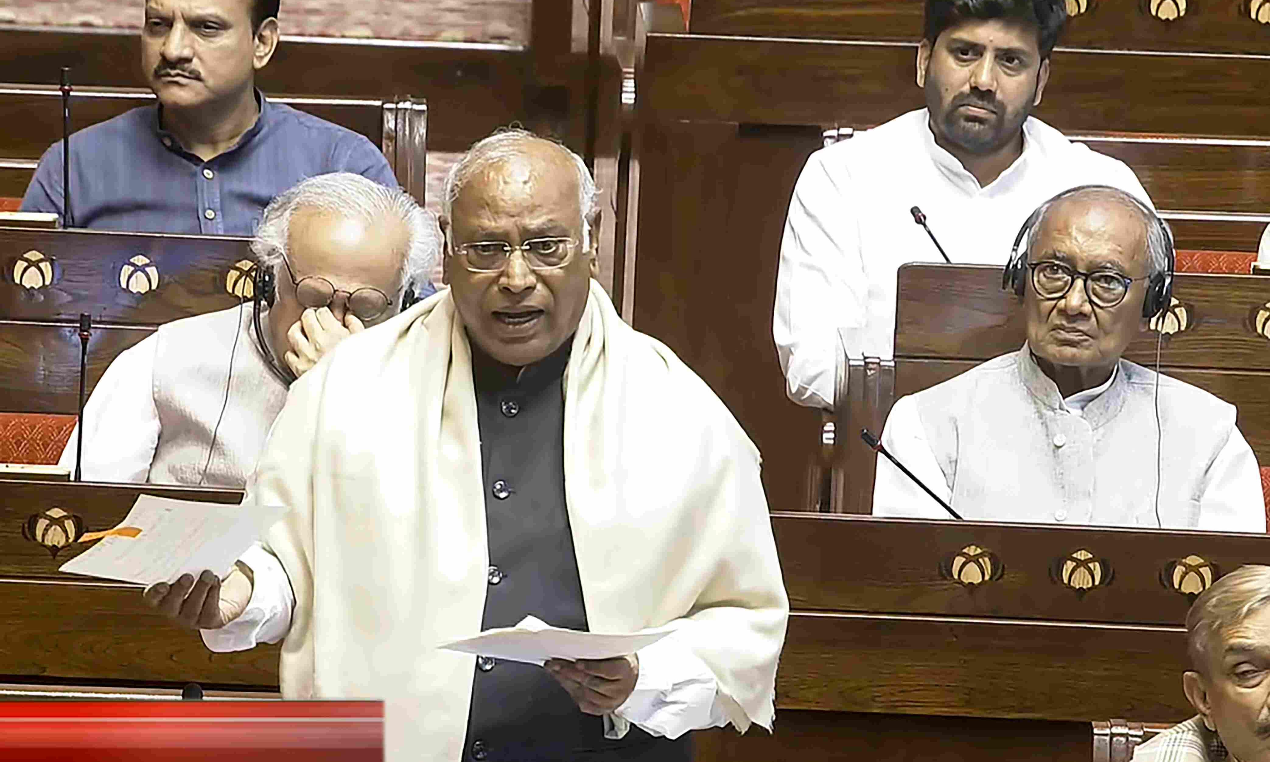 'Where was your PM?': Kharge, Rijiju clash in Rajya Sabha over West Asia conflict