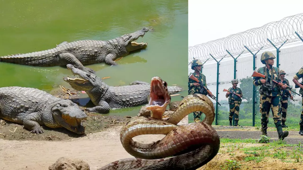 Indian government mulls using reptiles to guard porous Bangladesh border