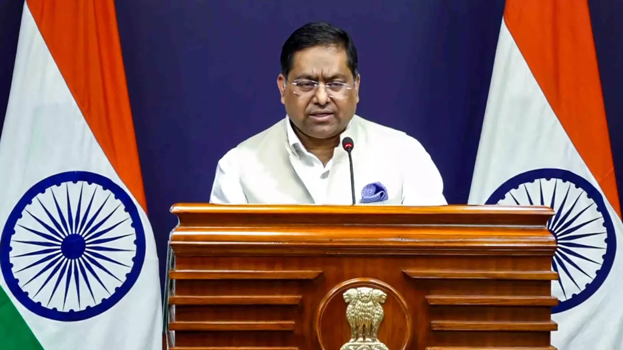 MEA spokesperson Randhir Jaiswal