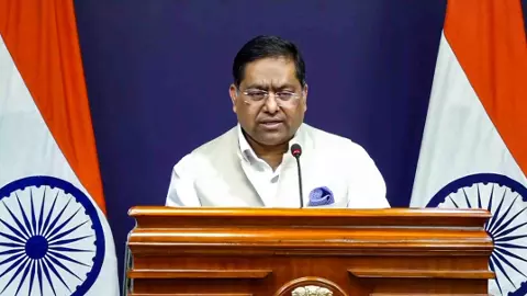 MEA spokesperson Randhir Jaiswal MEA spokesperson Randhir Jaiswal