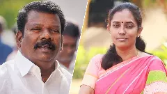 Tamil Nadu state Congress chief K Selvaperunthagai and MP S Jothimani