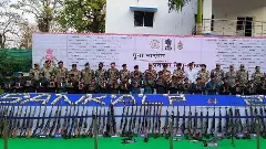 Maoists surrender with arms