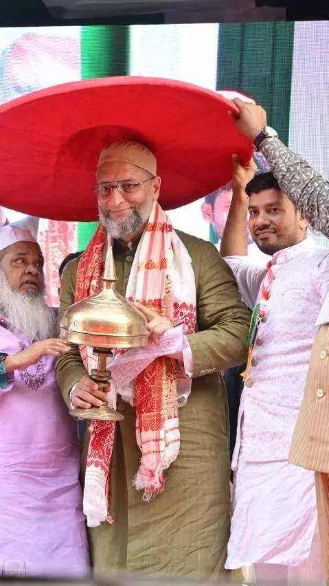 Asaduddin Owaisi and Badruddin Ajmal