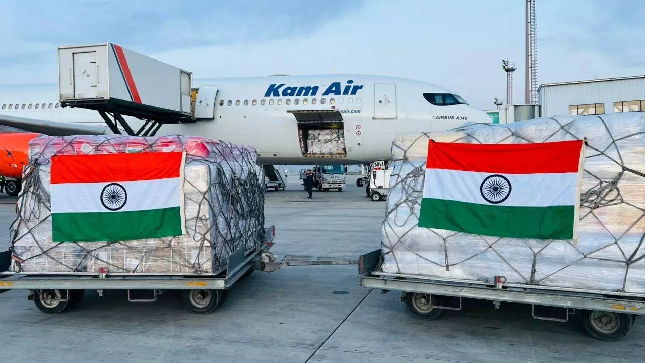 India sends emergency relief to flood and earthquake-hit Afghanistan India sends emergency relief to flood and earthquake-hit Afghanistan