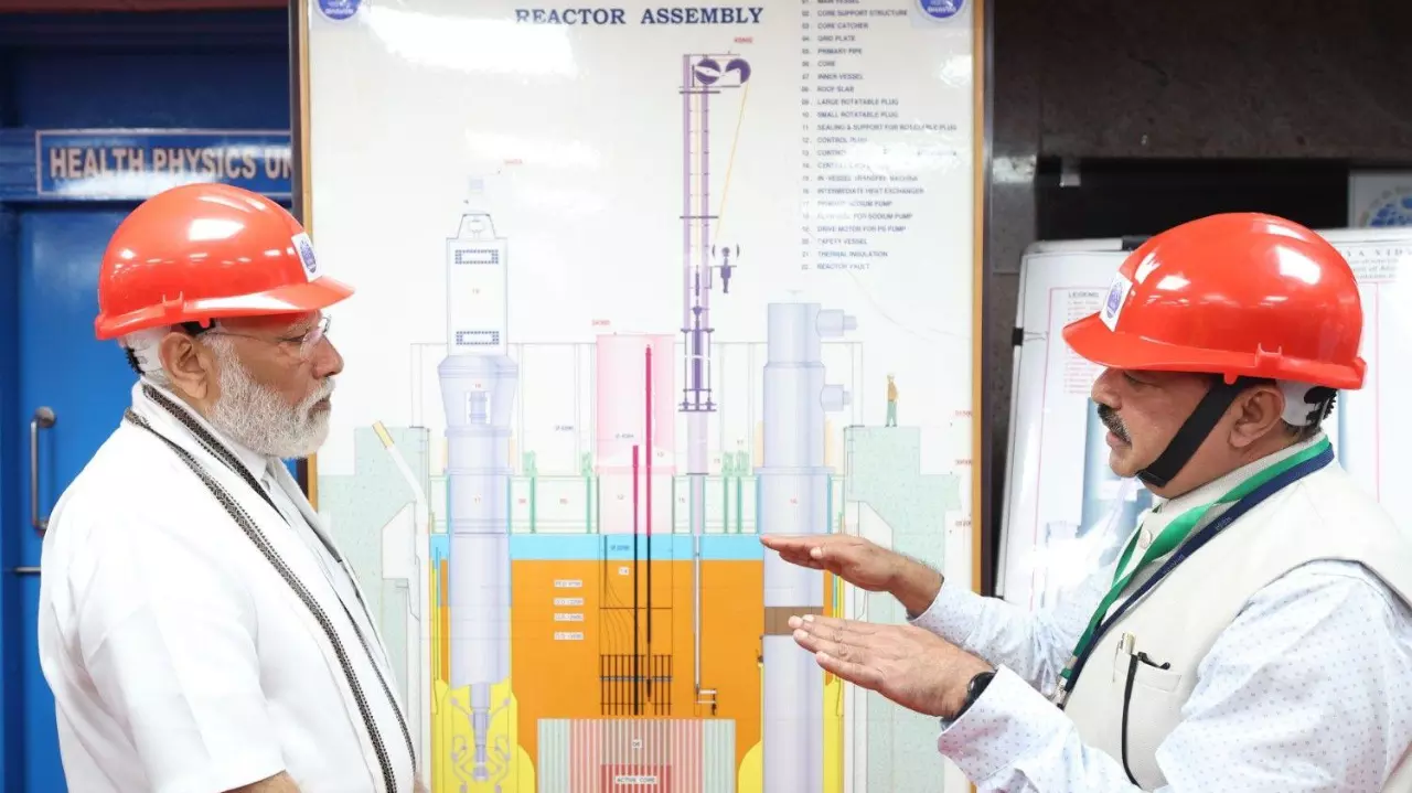 Indias PFBR achievement in Kalpakkam nuclear plant