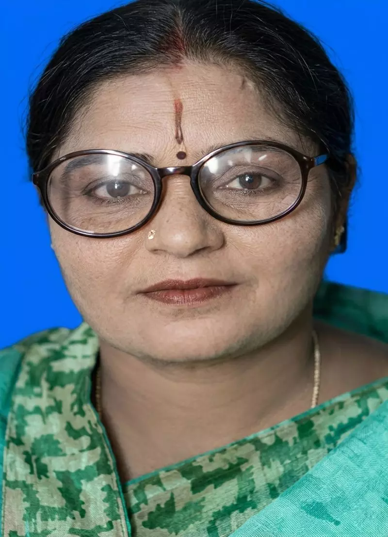 Rathna, a J Jayalalithaa look-alike. Photo: By special arrangement