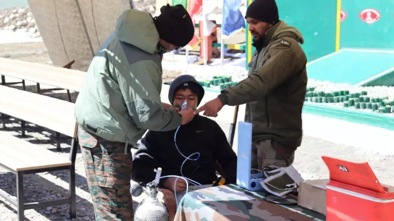 Rescue operation by Army in Lachen, Sikkim