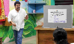 Kerala polls see film stars vote, rally public participation Kerala polls see film stars vote, rally public participation