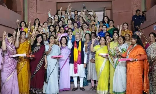 Together, let us empower our nari shakti: PM Modi urges MPs to support Nari Shakti Bill Together, let us empower our nari shakti: PM Modi urges MPs to support Nari Shakti Bill
