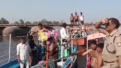 Police conducting rescue operations