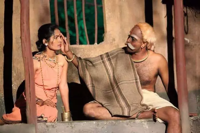 Basavalingaiah 2010 directorial Malegalalli Madumagalu, regarded as the first night-long play (8pm - 6am) in modern Kannada theatre. Photo: By special arrangement