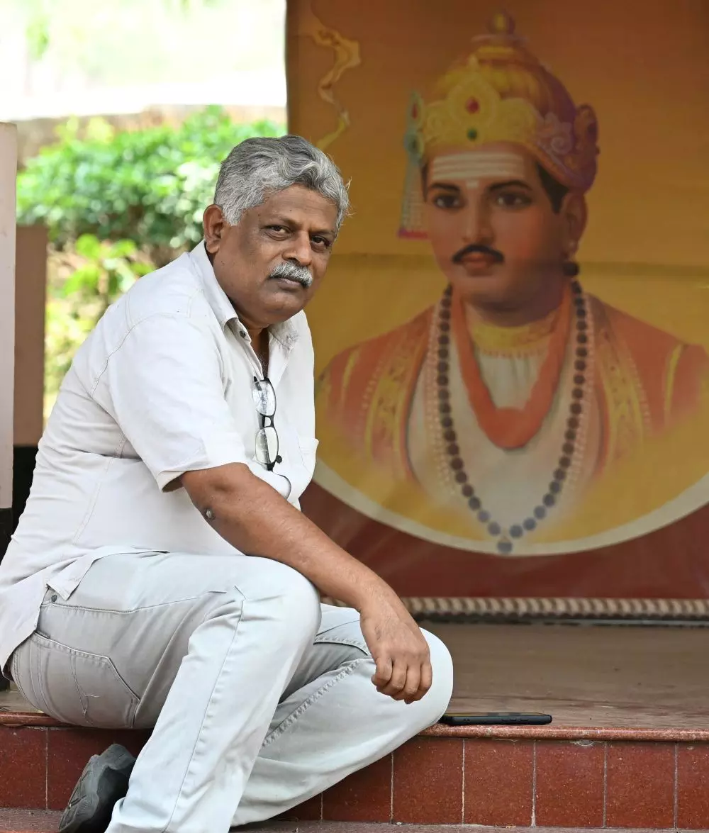 Playwright KY Narayanaswamy. Photo: K Bhagya Prakash