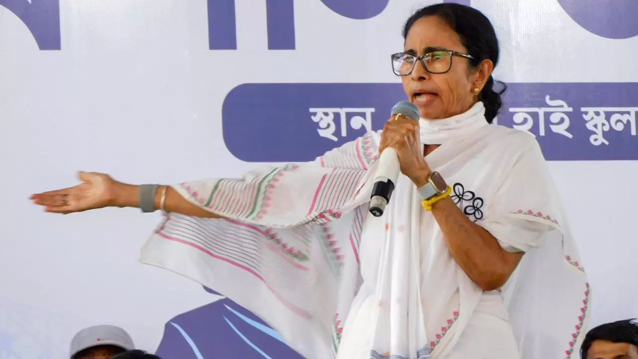 Mamata Banerjee alleges BJP threats to TMC leaders, warns of Bengal ‘division’ plan
