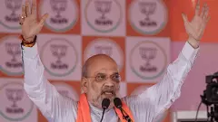 Union Home Minister Amit Shah addresses rally in Gochiar in Dakshin Dinajpur