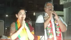 Khushbu Sundar (left)