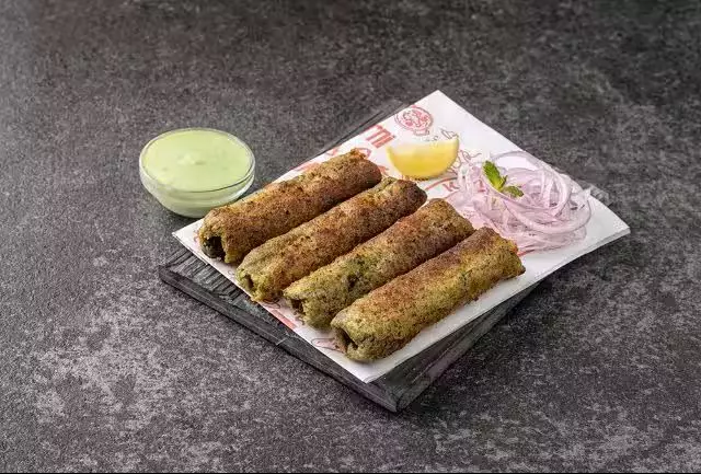 Seekh kebabs, one of hte many popular fillings for a roll. Photo: By special arrangement