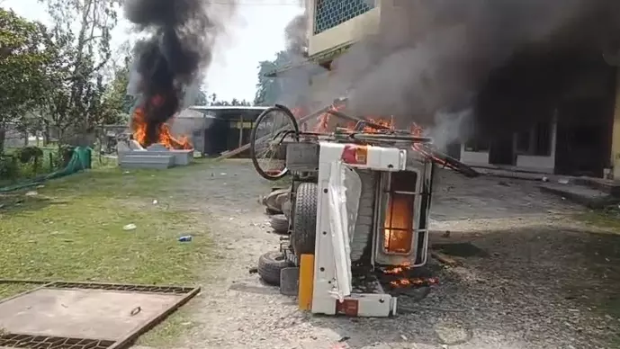 Violence erupts in Assams Bodoland region after eviction drive