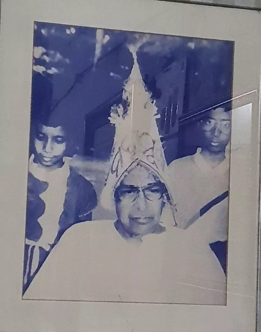 File photo of Biju Patnaik receiving the Maha Murkha’ award from Chinta O Chetana. Photo: By special arrangement