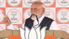 PM Modi addressing a rally in Bankura, West Bengal