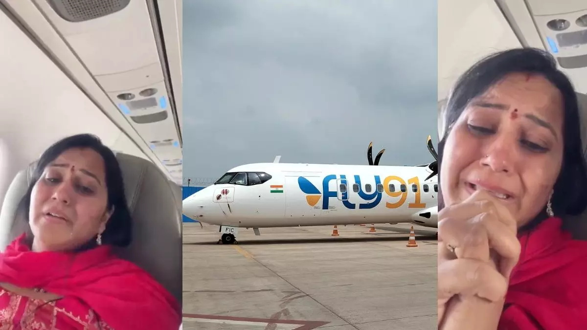 Fly91 mid-air scare