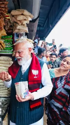 jhalmuri politics in west bengal pm modi