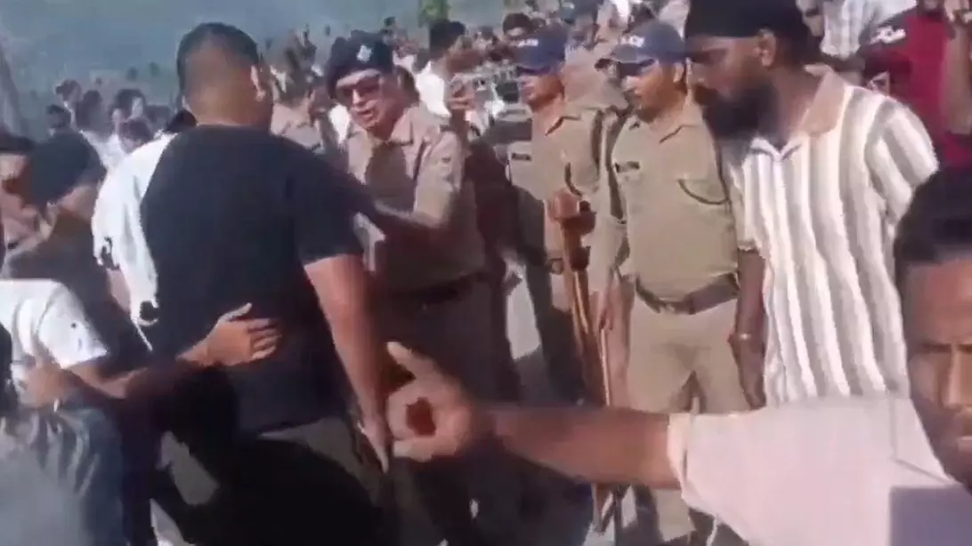 Haldwani: Workers protest over wages and exploitation, scuffle with police