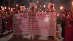 Protest in Imphal West district, Manipur