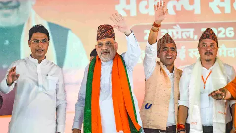 Union Home Minister Amit Shah in Siliguri, West Bengal