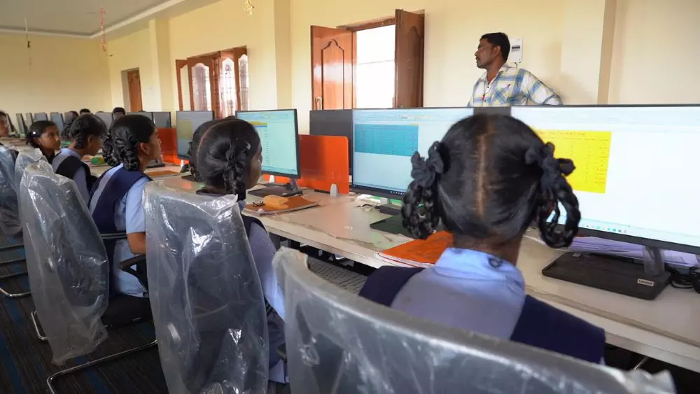 A class in progress. Photo: Komanabelli Kiran Kumar