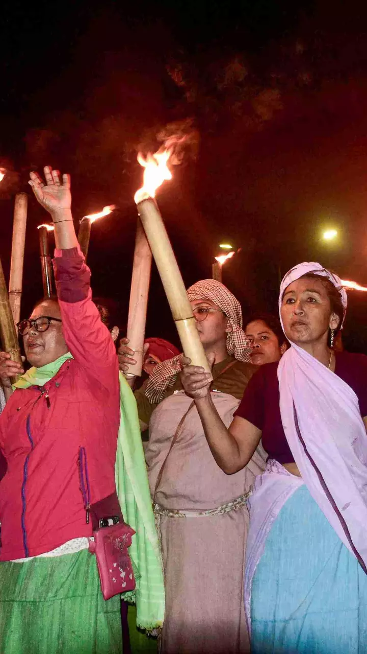 Manipur torch rally