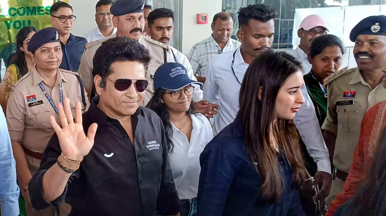 Sachin Tendulkar in Chhattisgarh