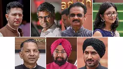 Seven AAP Rajya Sabha MPs who joined the BJP.