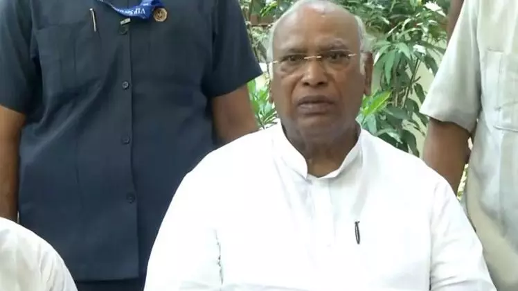 Congress president Mallikarjun Kharge