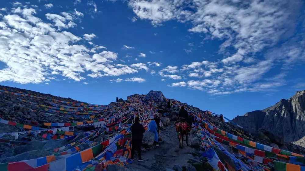Another moment from Mahesh Kailash Mhetres trek to Kailash Mansarovar. Photo: By special arrangement
