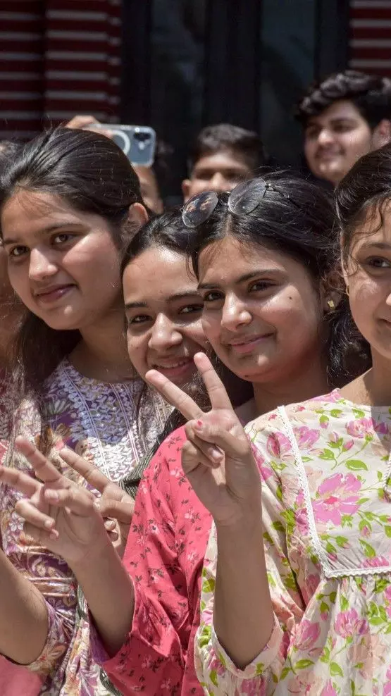 ICSE Class 10 results, Students celebrate