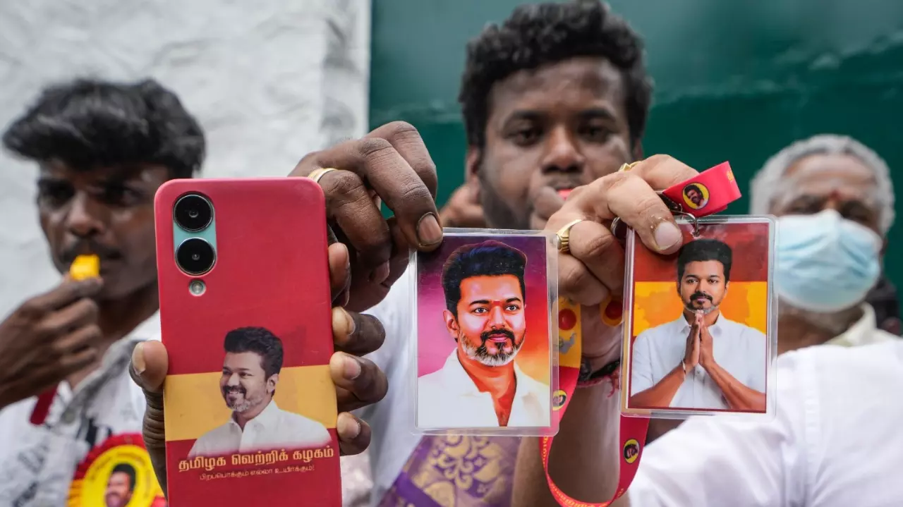 Vijay supporters