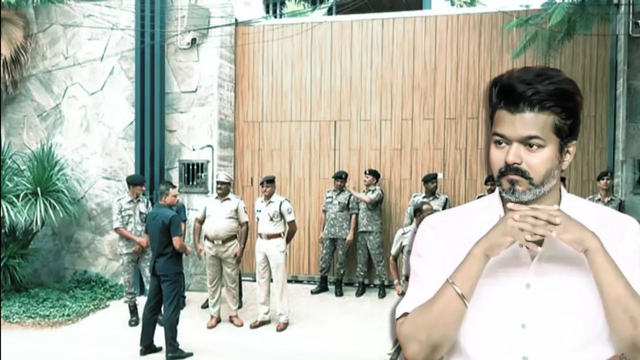Security removed outside Vijay residence