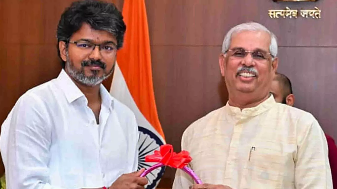 TN Governor meets Vijay
