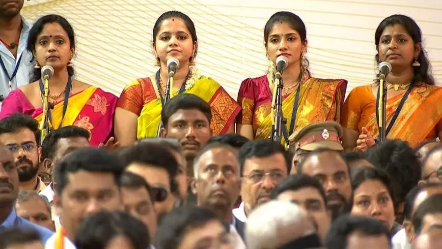 Tamil anthem row: Aadhav Arjuna offers explanation, says TVK govt will follow old practice